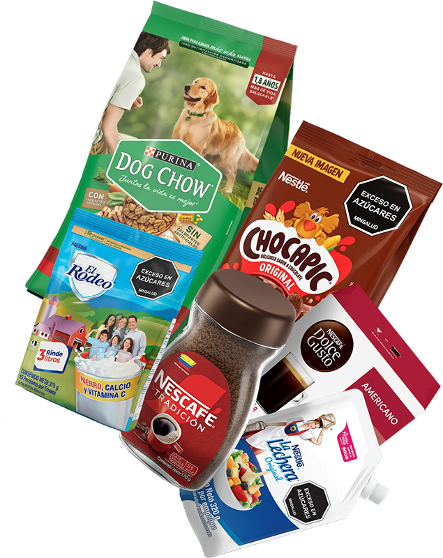 Nescafé, Dog Chow, La Lechera, Dolce Gusto, El Rodeo en la promo Nestlé