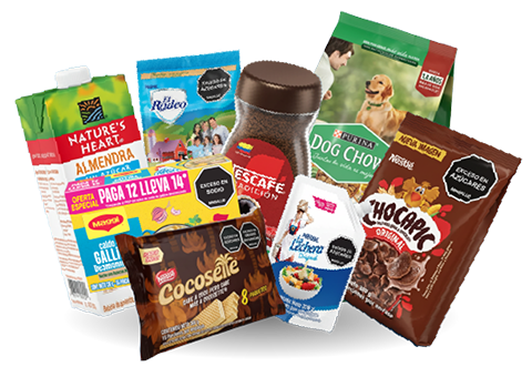 Productos participantes en la promo Nestlé